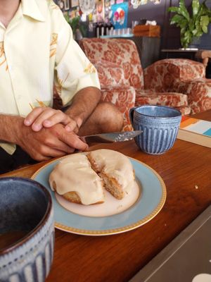 Donuts & coffee at Bury Me Standing in Cairns