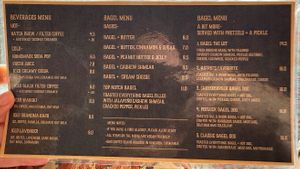 Menu   at Bury Me Standing in Cairns