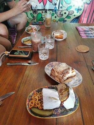 More hotdogs, potluck hotdogs sooo yummy at Bury Me Standing in Cairns