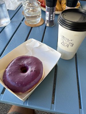 Blueberry glaze donut  at Bury Me Standing in Cairns