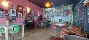 Nice 70's decor at Bury Me Standing in Cairns