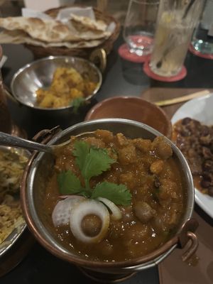Chickpea curry  at Naan Bar in Valletta