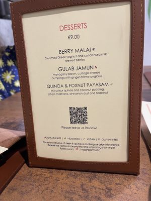 One vegan dessert  at Naan Bar in Valletta