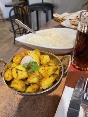 Aloo jeera  at Naan Bar in Valletta