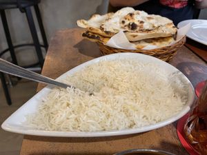 Side of rice   at Naan Bar in Valletta