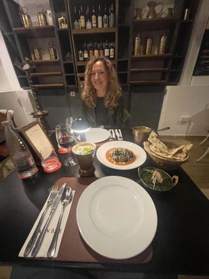 Great quality food. We had 2 types of lentils, rice, naan and a broccoli masala. So good.  at Naan Bar in Valletta