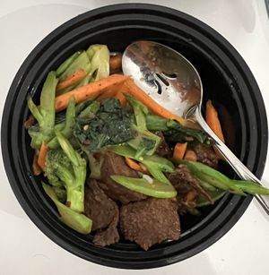 Pad broccoli   at Amy's Restaurant in New York City