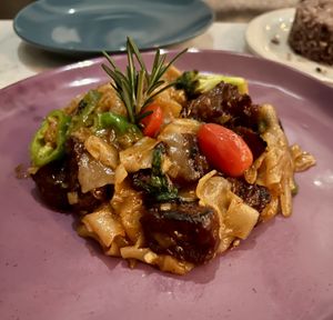 Drunken noodles   at Amy's Restaurant in New York City