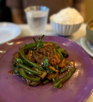 Basil eggplantt  at Amy's Restaurant in New York City