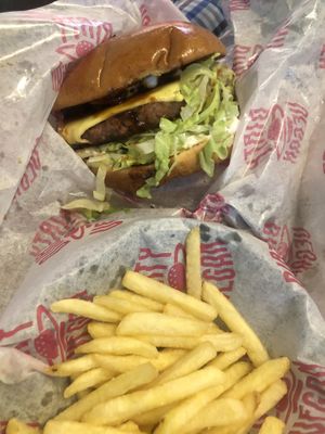 BBQ stack beyond burger   at Dirty Vegan - Barcode Street Food in Oslo