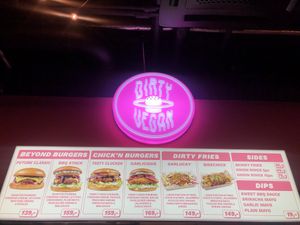Menu  at Dirty Vegan - Barcode Street Food in Oslo