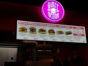Menu at Dirty Vegan - Barcode Street Food in Oslo