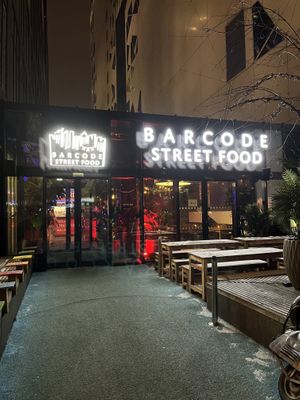 Food stall is located in here  at Dirty Vegan - Barcode Street Food in Oslo