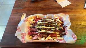   at Dirty Vegan - Barcode Street Food in Oslo