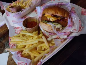 Tasty clucker at Dirty Vegan - Barcode Street Food in Oslo