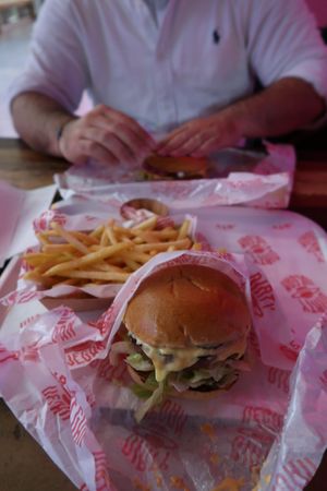 vegan burger at Dirty Vegan - Barcode Street Food in Oslo