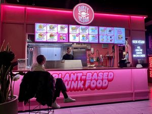 Dirty vegan food stall   at Dirty Vegan - Barcode Street Food in Oslo