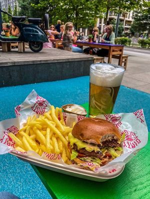   at Dirty Vegan - Barcode Street Food in Oslo