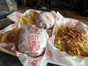   at Dirty Vegan - Barcode Street Food in Oslo