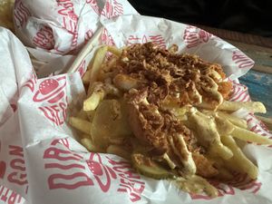   at Dirty Vegan - Barcode Street Food in Oslo