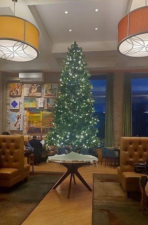 Magical and unique decor in former 100-year-old town library at The Silver Fork in Manchester