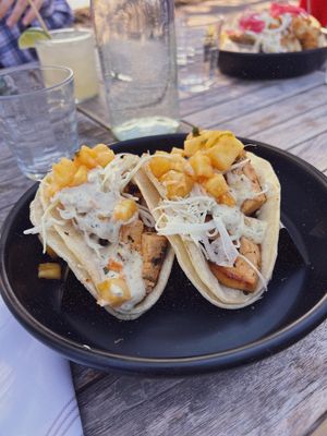 Tofu tacos   at Cinder Restaurant in Westerly