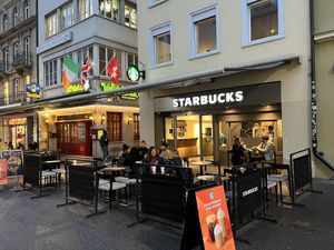 store front  at Starbucks in Basel