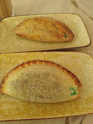 Lentil pastechi at Van Gogh Specialty Coffees in Willemstad