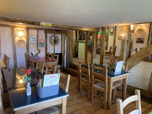 Seating inside   at Pho Me in Hitchin