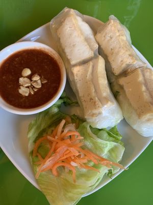 Tofu summer rolls   at Pho Me in Hitchin