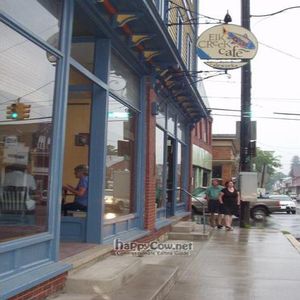 Exterior of Elk Creek Cafe, Main St in Millheim. at Elk Creek Cafe and Aleworks in Millheim