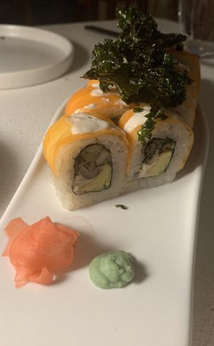 Sushi Kale roll  at MUDRA Plant Based  in Madrid