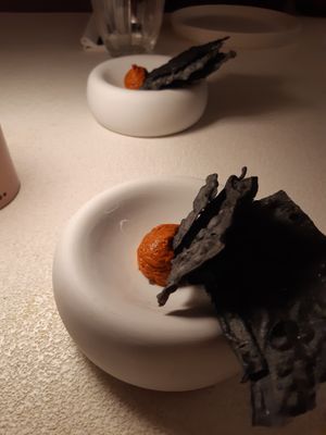 Free tapa / Sobrasada at MUDRA Plant Based  in Madrid