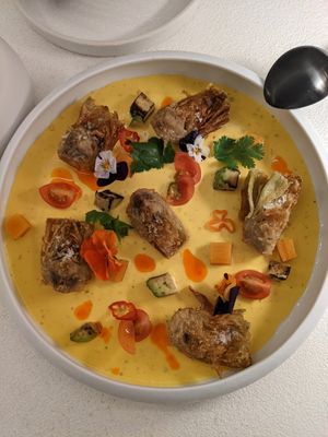 artichokes at MUDRA Plant Based  in Madrid