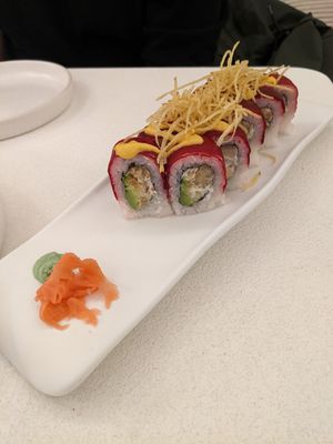 sushi at MUDRA Plant Based  in Madrid