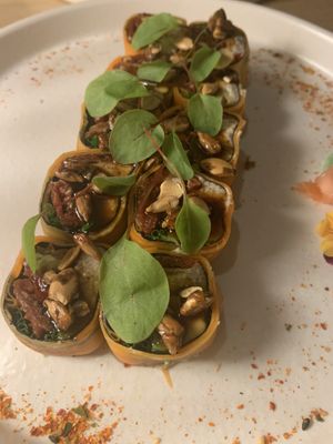 Sushi no rice  at MUDRA Plant Based  in Madrid