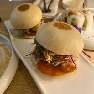 Vegan bao  at MUDRA Plant Based  in Madrid