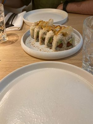 Mango & Yuca Roll at MUDRA Plant Based  in Madrid