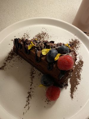 Chocolate cake   at MUDRA Plant Based  in Madrid