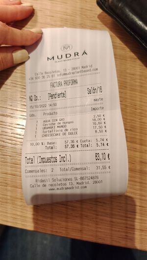  at MUDRA Plant Based  in Madrid