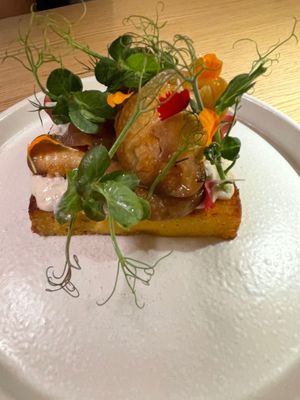 Can't remember what this one is - can't find a matching description on their menu. at MUDRA Plant Based  in Madrid