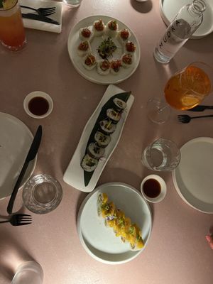 Sushi  at MUDRA Plant Based  in Madrid