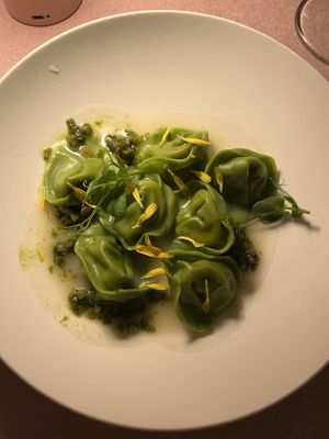 Tortellini  at MUDRA Plant Based  in Madrid