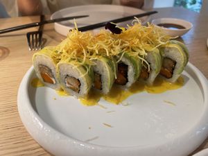 Sushi  at MUDRA Plant Based  in Madrid