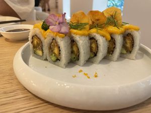 Sushi  at MUDRA Plant Based  in Madrid