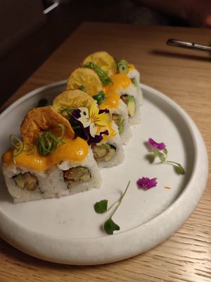 Sushi at MUDRA Plant Based  in Madrid