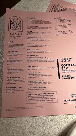   at MUDRA Plant Based  in Madrid