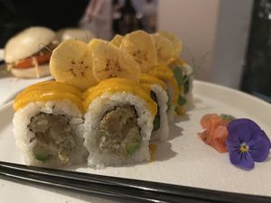 uno de los mejores sushis plant-based que he comido-Amazonia  at MUDRA Plant Based  in Madrid