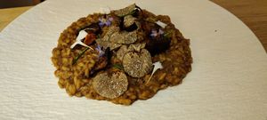 Risotto at MUDRA Plant Based  in Madrid