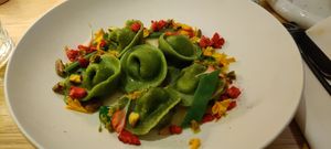 Tortelini at MUDRA Plant Based  in Madrid